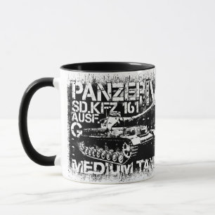 Panzer IV caneca da campainha de 11 onças