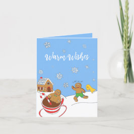 Pão de Mel de Natal, Cartão de Férias Relaxantes