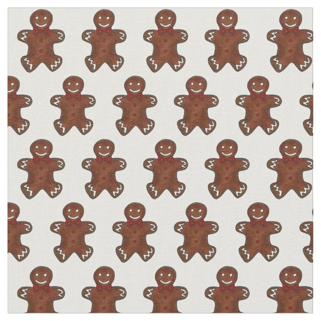 Pão de Natal Homem Homens Cookie Tecido de Natal (Detalhe)
