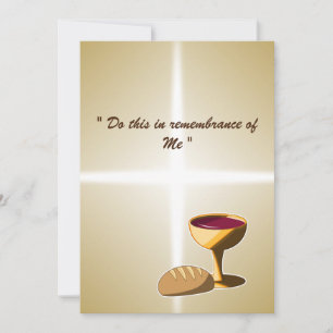 Pão e Vinho A última comuna de Páscoa de jantar