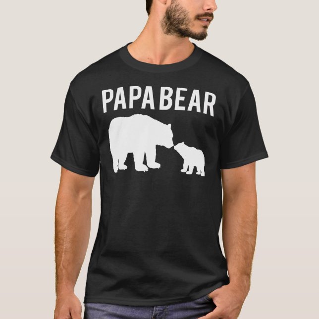 Papa Bear Camisa Essencial (Frente)