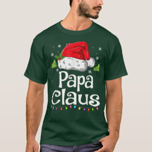 Papá Claus Camisa A Família Pajama De Natal