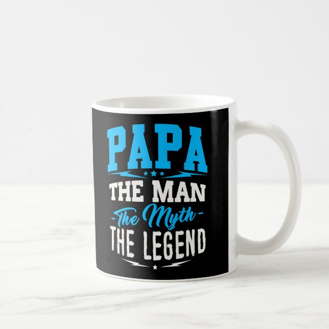 Papá o homem o mito a caneca da legenda (Direita)