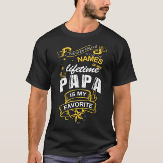 PAPÁ QUENTE DO T-SHIRT DA PAPÁ MEU NOME FAVORITO