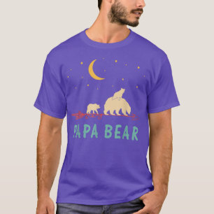 Papá Urso com 2 Cubs Camiseta Duas Vezes Abençoado