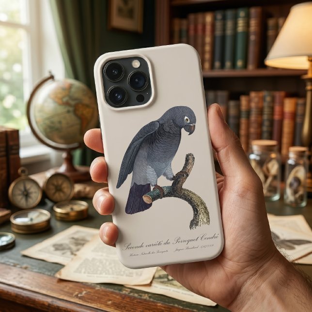 Papagaio-Cinzento-de-Timneh, Psittacus Timneh (Timneh African Grey Parrot, Psittacus Timneh. iPhone Case)