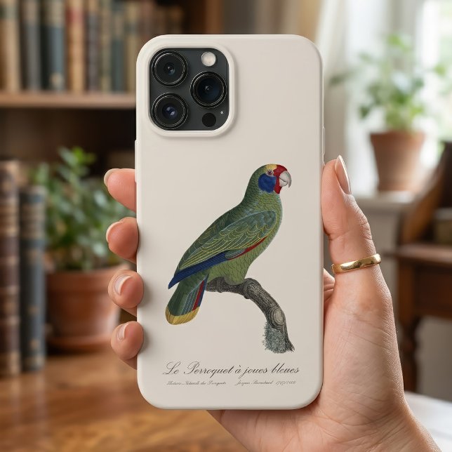 Papagaio-de-cauda-vermelha, Amazona Brasiliensis (Red-Tailed Parrot Amazon, Amazona Brasiliensis. iPhone Case)