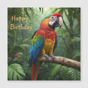 Papagaio Macaw na Selva