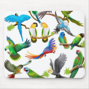 Papagaios abundante Mousepad