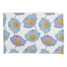 Papagaios Azuis Floreais Negros Elegantes