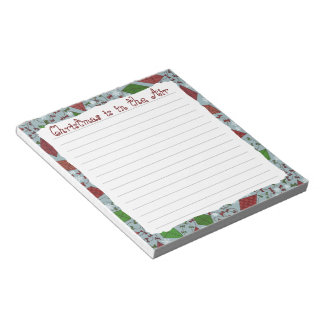 Papagaios de Natal, bloco de notas