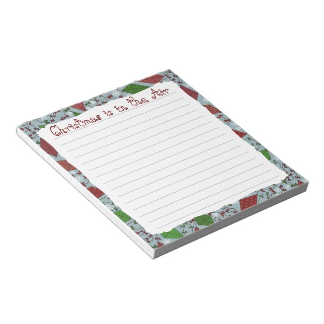 Papagaios de Natal, bloco de notas (Inclinado)