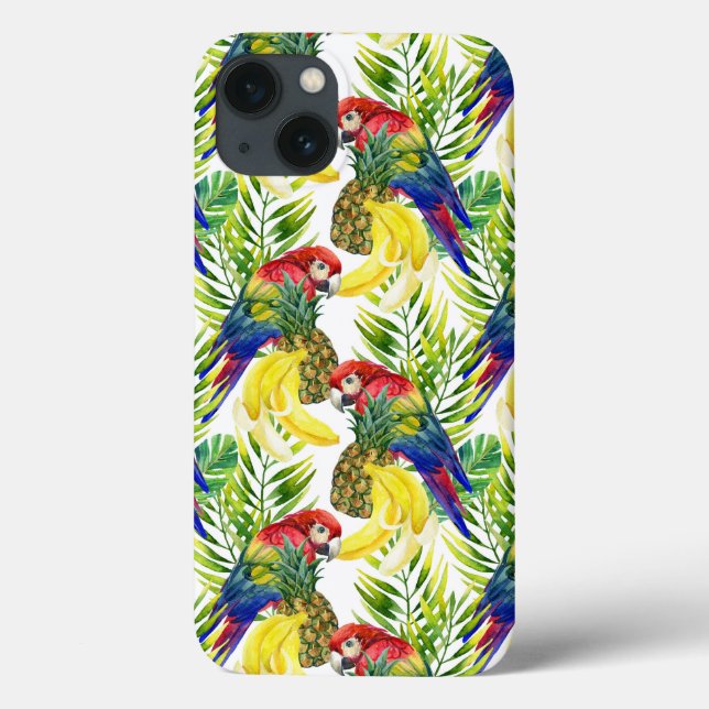 Papagaios e fruta tropical (Verso)