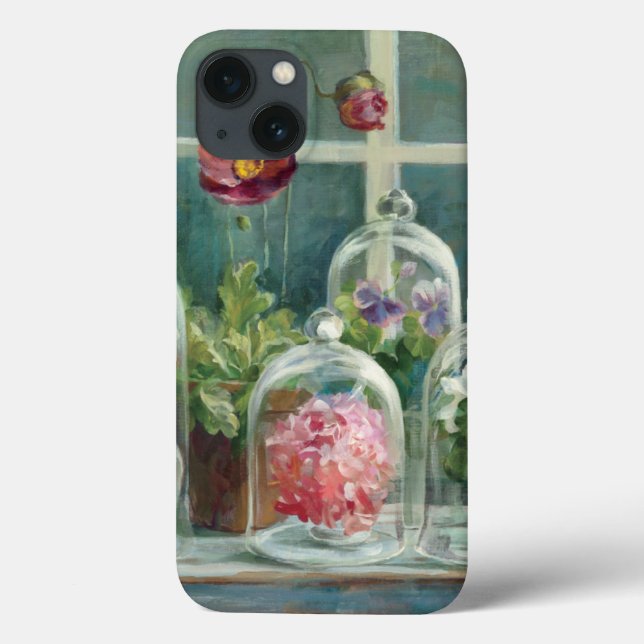 Papagaios roxos em uma janela (Verso)