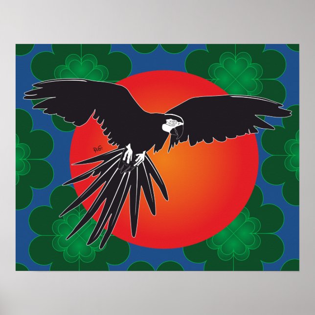 Papagei Ara Poster (Frente)