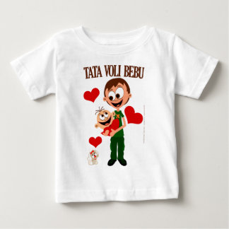 Papai Ama Bebê - Camiseta de bebê