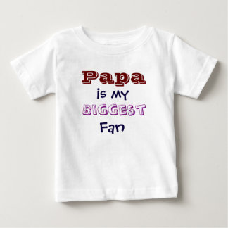 Papai é minha maior Criança de fã Toddler T-Shirt