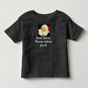Papai noel bonito e engraçado da camisa do Natal
