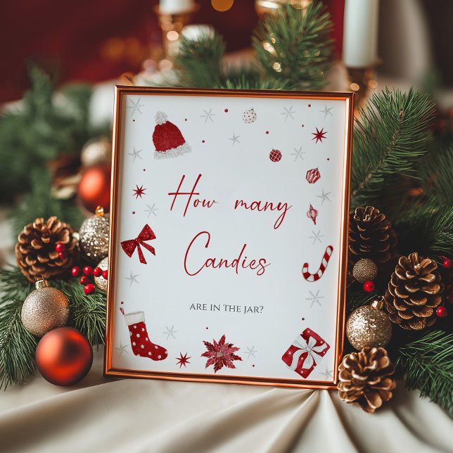 Papai noel Chá de fraldas Quantas Canais Poster (Criador carregado)