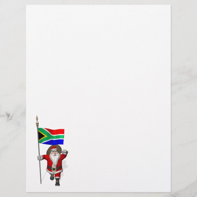 Papai Noel Com Alferes Da África Do Sul (Frente)