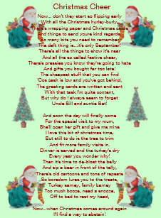 Cartões De Natal Poema Arvore Zazzlept