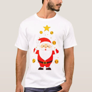Papai Noel Conhece Moisés: Unique Starry T-Shirt D