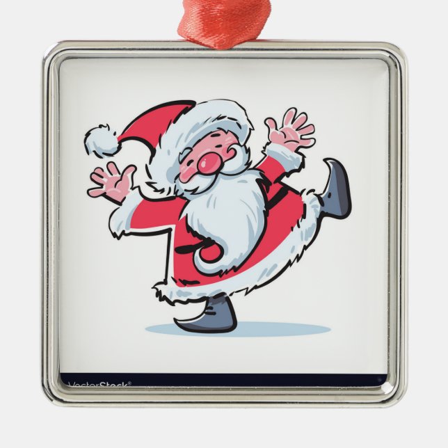 **PAPAI NOEL DANÇANDO** ENFEITE DE NATAL (Frente)