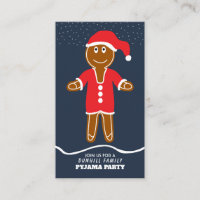 Papai Noel de Biscoito, Convite para Festa de Nata