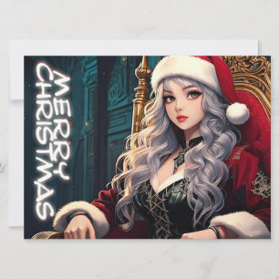 Papai Noel de Cabelo Prateado – Feliz Natal