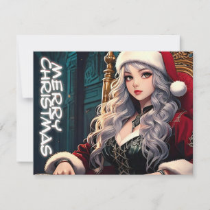 Papai Noel de Cabelo Prateado – Feliz Natal