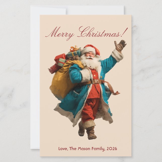 Papai noel de Natal Personalizado Design (Frente)