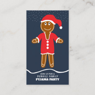 Papai Noel de Pão de Mel, Convite para Festa de Na