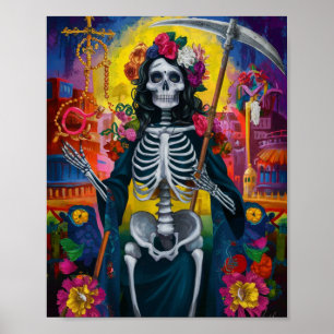Papai noel de Poster de Muerte Colorida