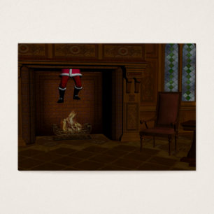 Papai Noel Descendo A Chaminé