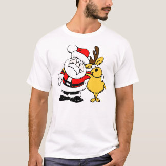 Papai noel do Natal & t-shirt da rena