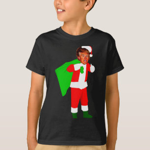 Papai Noel Donald Trump Natal Divertido Camisa Fei