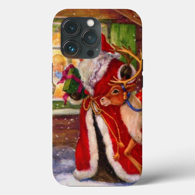 Papai Noel e Rudolph (Verso)