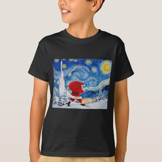 Papai Noel está vindo, camiseta de Natal (Frente)