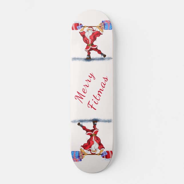 Papai Noel Fitness Skateboard (Frente)