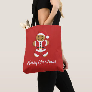 Papai noel Gingerbird Man Tote Bag