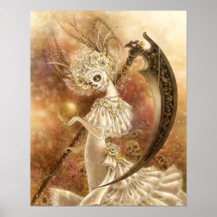 Papai noel Impressão de Arte Muerte