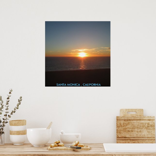 PAPAI NOEL MONICA SUNSET nº 1 POSTER (Cozinha)