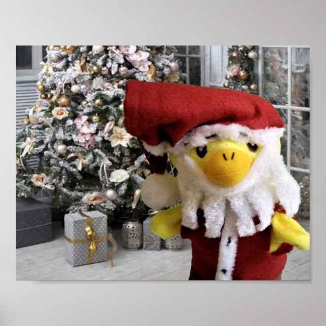 Papai Noel Pato Danny.  Poster (Frente)