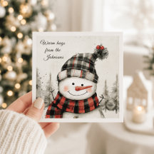 Papai Noel Personalizado Natal com Nome da Família