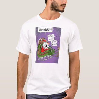 Papai noel "quem Farted?!" T-shirt do Natal dos