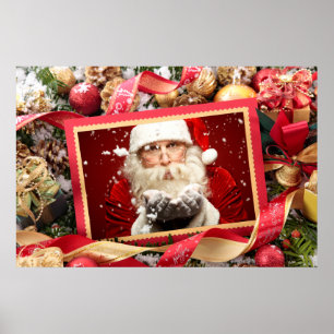 Papai noel/SEU poster feito sob encomenda do Natal