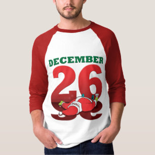 Papai noel t-shirt bêbedo do "o 26 de dezembro"