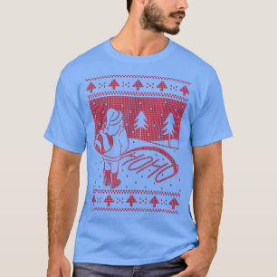Papai Noel tem um suéter feio e engraçado Xmas Hos