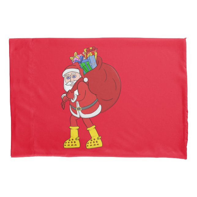 Papai Noel Vestindo Big Yellow Boots (Frente)