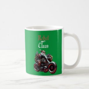 Papais noeis A Xícara De Café De Rebelde Claus